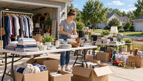 Successful garage sale tips for organizing and advertising