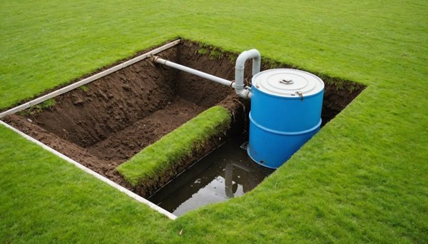 How do you maintain a septic tank in rural UK properties?