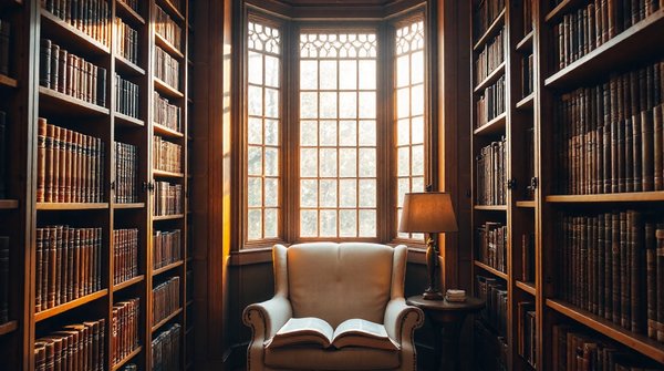Explore magical bookshelf nooks that enhance your reading space